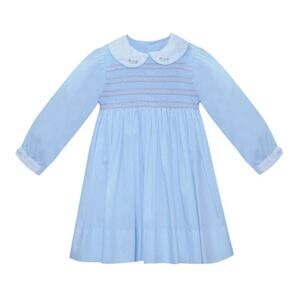Remember Nguyen Girls Blue Georgia Dress Size 2T